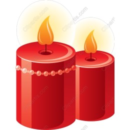 Elegant Red Candle