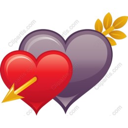Heartfelt Overlapping Hearts