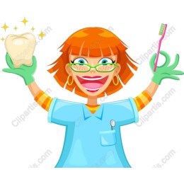 Cheerful Dental Hygienist