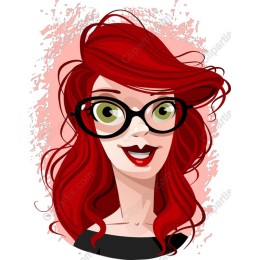 Confident Red-Haired Woman