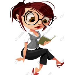 Chic Woman Reading