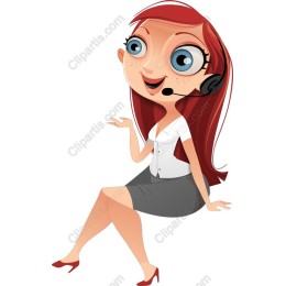 Cheerful Customer Service Representative