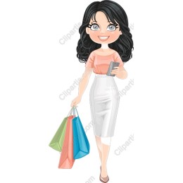 Fashionable Shopping Enthusiast
