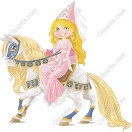 Enchanting Princess on Horse