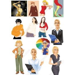 Diverse Female Character Bundle - Set