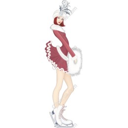 Elegant Ice Skater