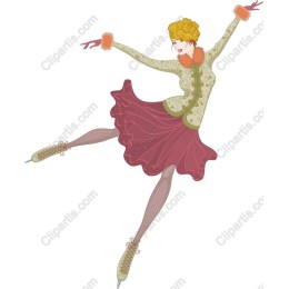 Elegant Ice Skater