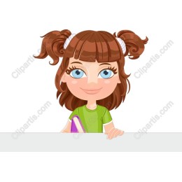 Cheerful Schoolgirl