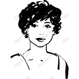 Chic Black and White Woman