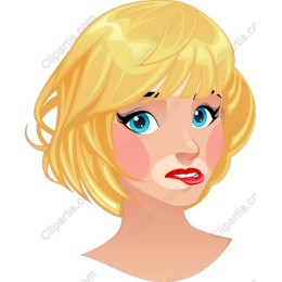 Charming Blonde Character