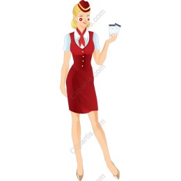 Charming Flight Attendant