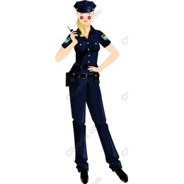 Stylish Female Police Officer