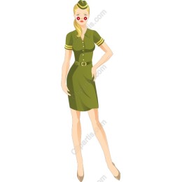 Vintage Flight Attendant