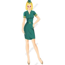 Retro Flight Attendant