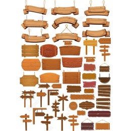 Wooden Signs Bundle - Pack