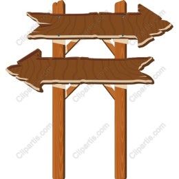 Rustic Wooden Signpost