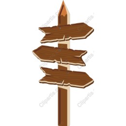 Rustic Wooden Signpost