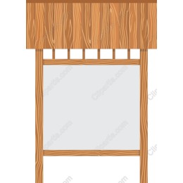 Rustic Wooden Signboard