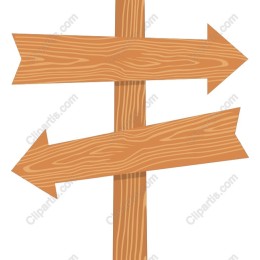Rustic Wooden Directional Sign