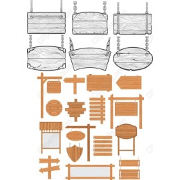 Wooden Signage Bundle