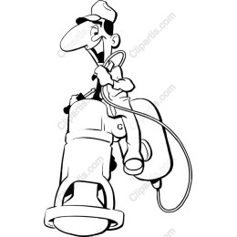 Cheerful Worker Operating Machinery