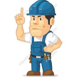 Energetic Construction Worker