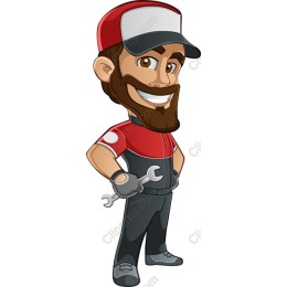 Charming Mechanic Character