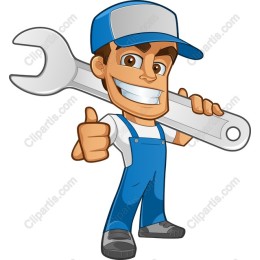 Energetic Mechanic with Wrench
