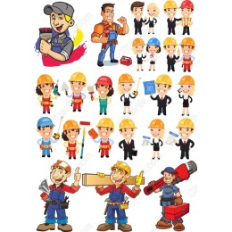 Construction and Business Professionals Set