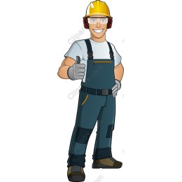 Cheerful Construction Worker