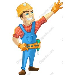Happy Construction Worker