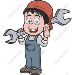 Cheerful Young Mechanic