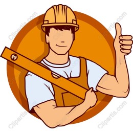 Construction Worker Thumbs-Up