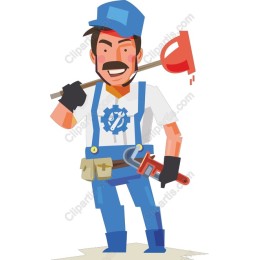 Cheerful Plumber