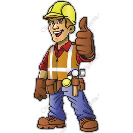Cheerful Construction Worker