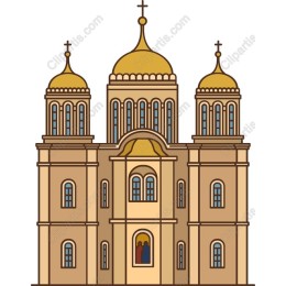 Ornate Golden Dome Church
