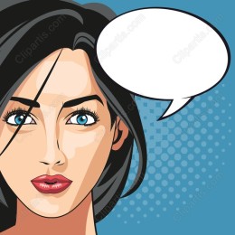 Customizable Pop Art Woman