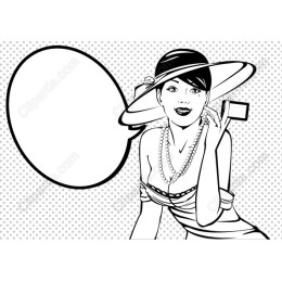 Elegant Glamorous Woman