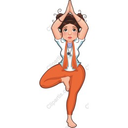 Vibrant Yoga Tree Pose