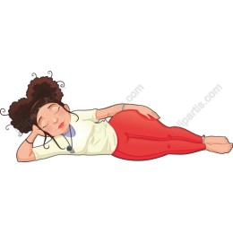 Charming Relaxing Young Woman