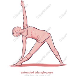Extended Triangle Pose