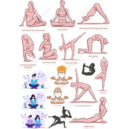 Yoga Pose Set - Bundle