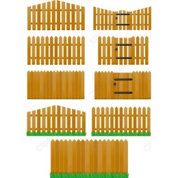Wooden Fence Bundle