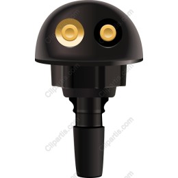 Black and Gold Connector
