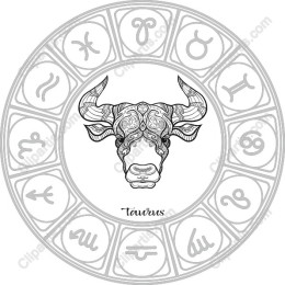 Taurus Zodiac Art