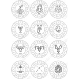 Zodiac Constellations Clipart Collection - and Bundle