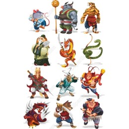 Animal Warriors Set