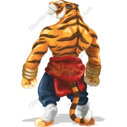 Powerful Tiger Warrior