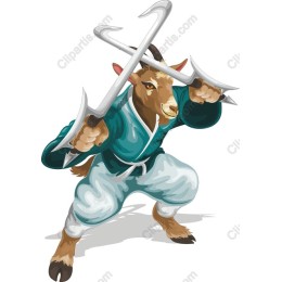 Fierce Goat Warrior