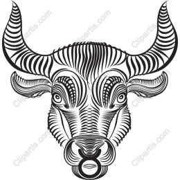 Intricate Bull Head